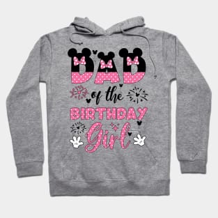 Dad And Mom Birthday Girl Mouse Family Matching Hoodie